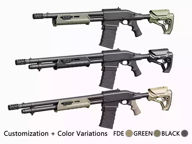 Remington 870 Shotgun Modular Tactical