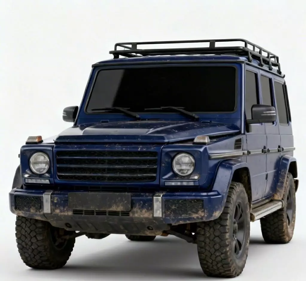 Realistic Blue SUV 3D Model 3d model Low-poly 3D model