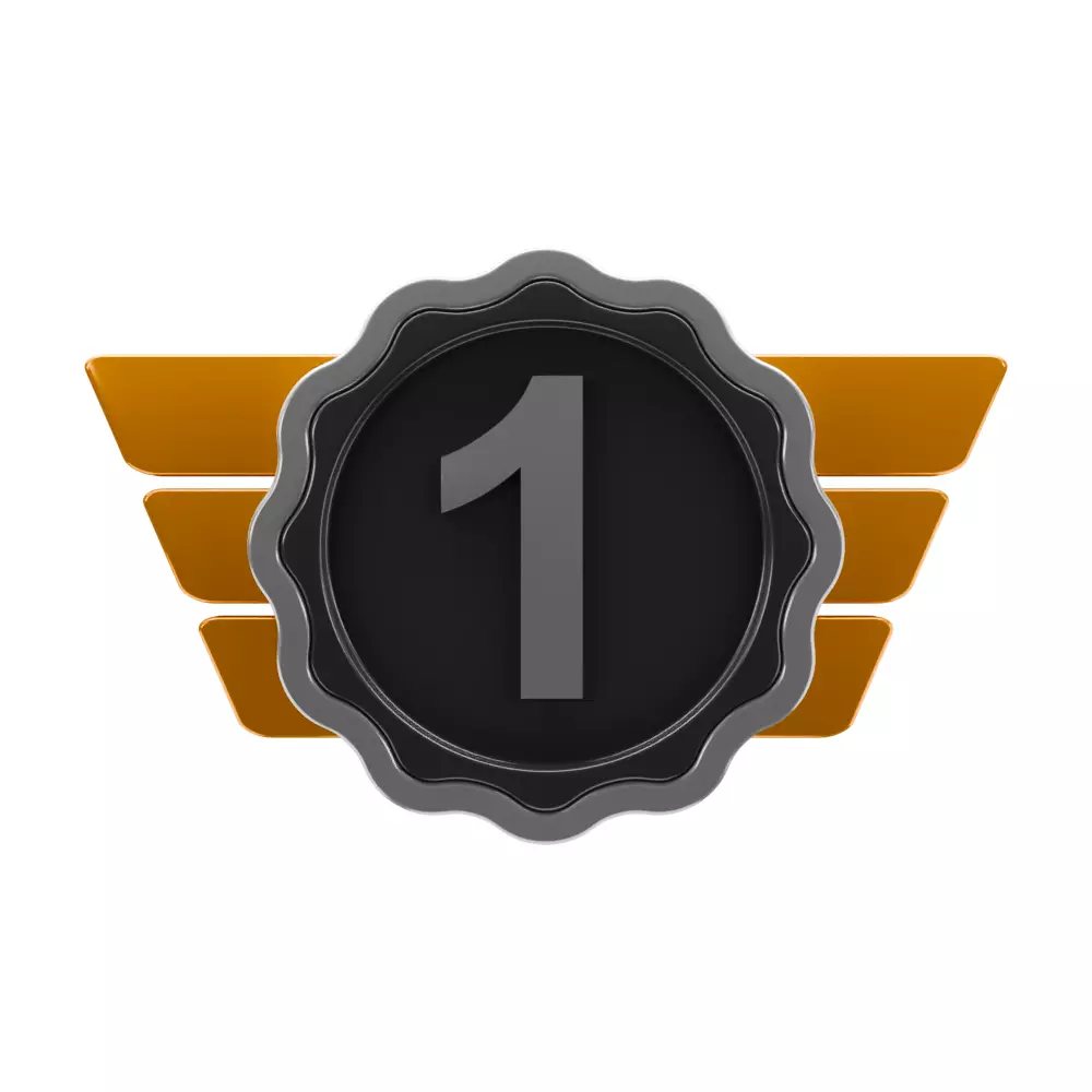 3D First Place Badge Free 3D model