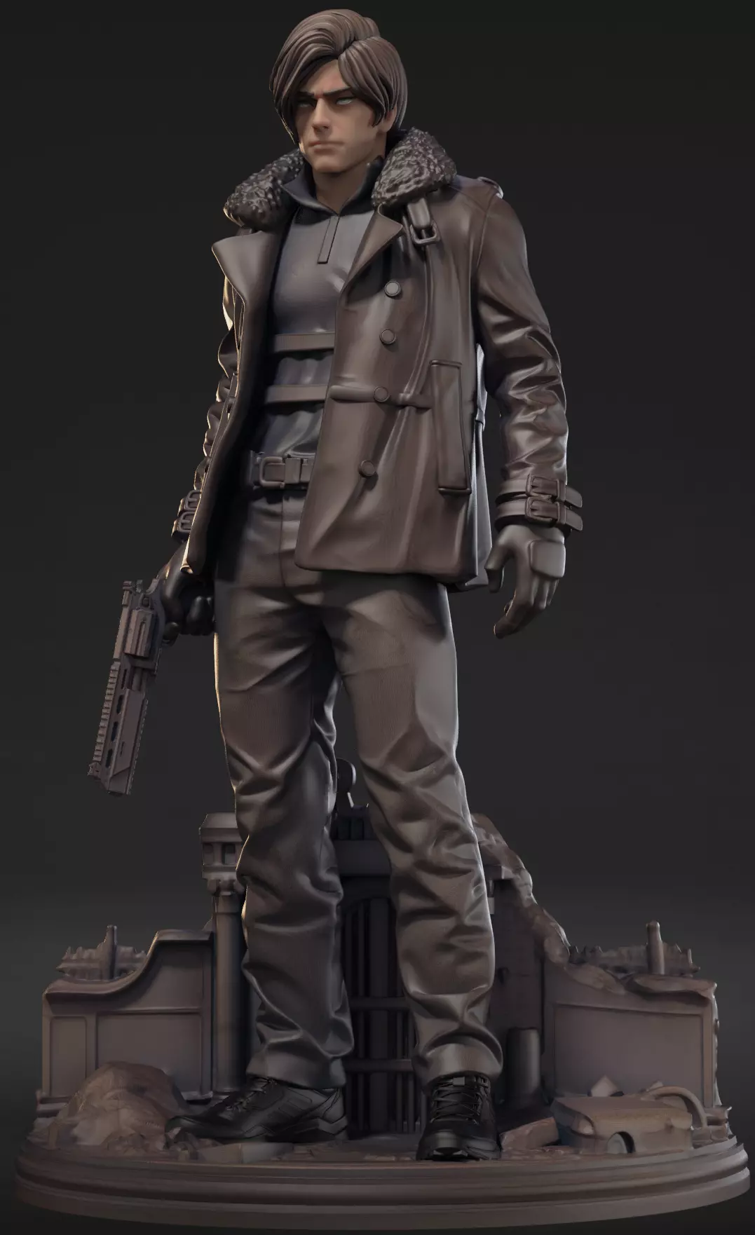 Resident evil requiem Leon Kennedy from 3Dprint 3D model 3D