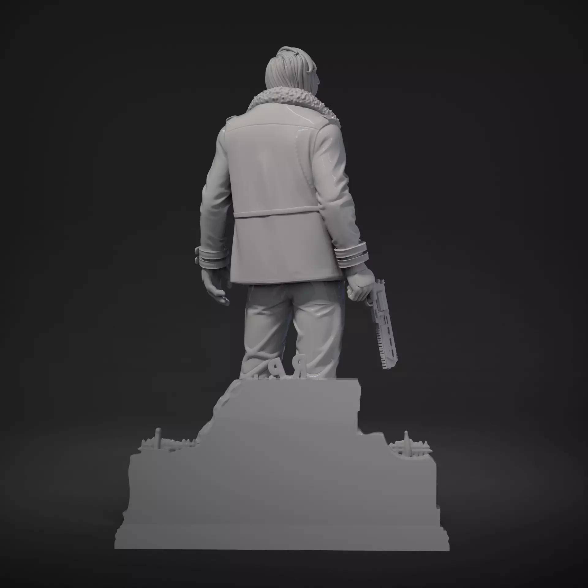 Resident evil requiem Leon Kennedy from 3Dprint 3D model 3D