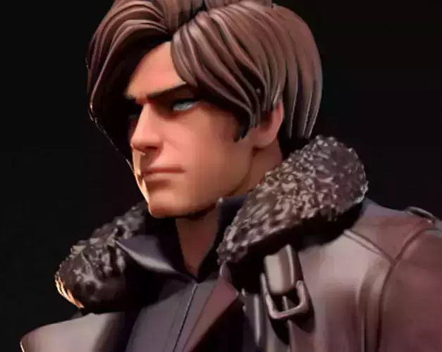 Resident evil requiem Leon Kennedy from 3Dprint 3D model 3D