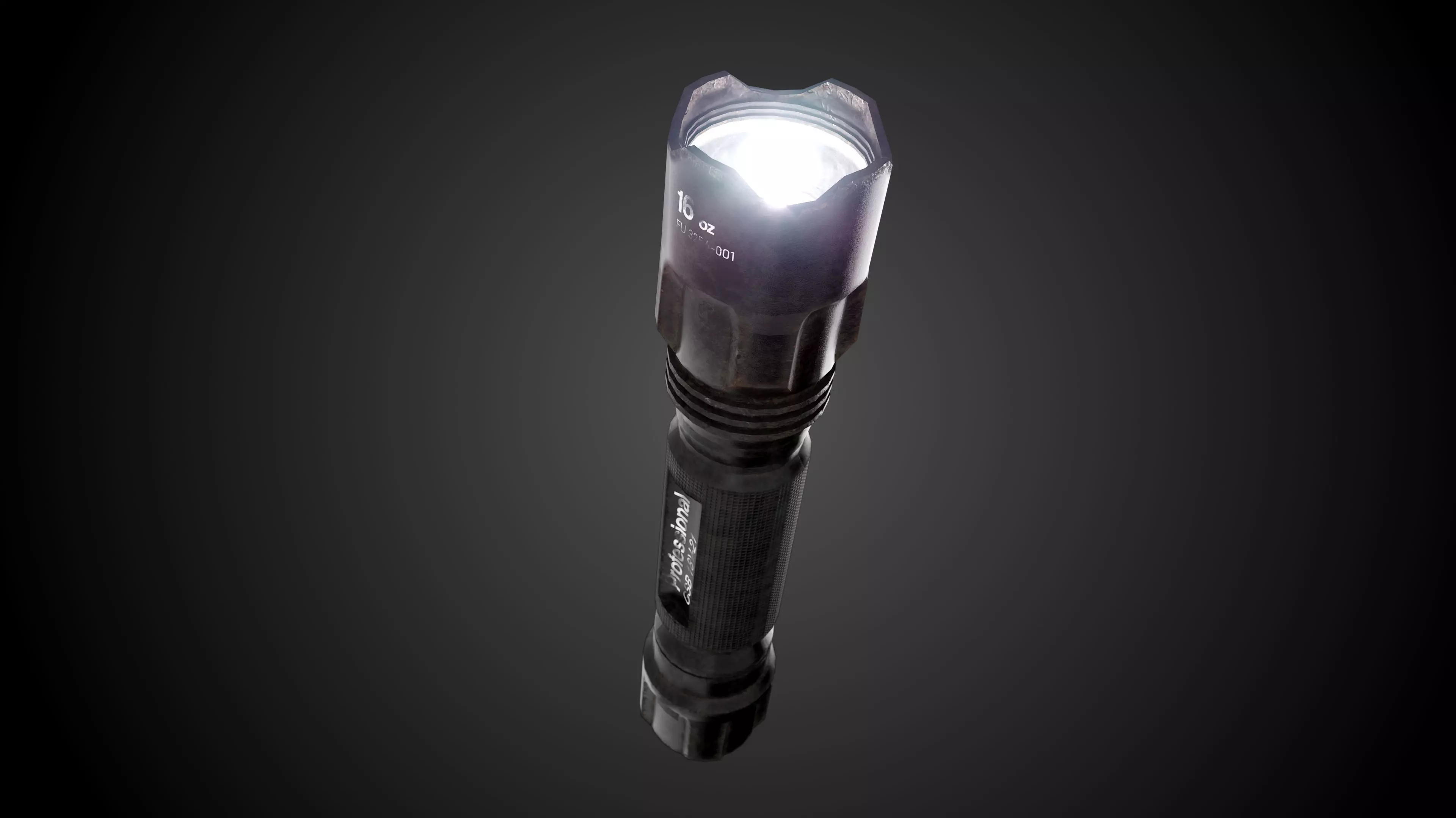 Flashlight Low-poly 3D model