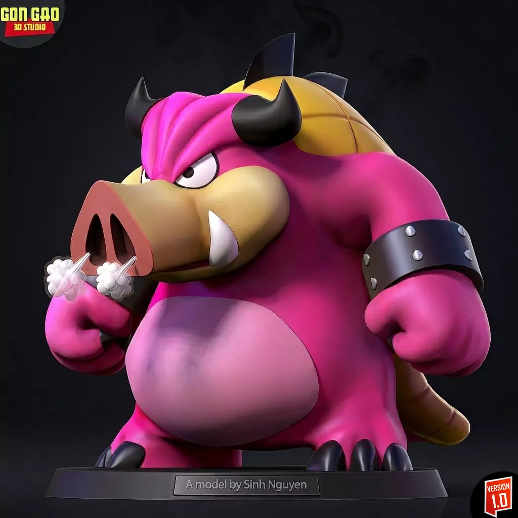Midbus - Super Mario Fanart 3D print model