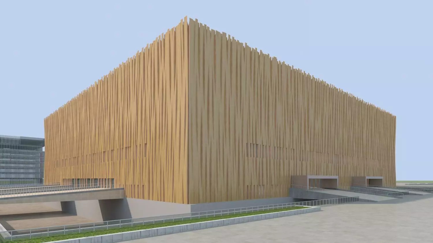 Wukesong Indoor Stadium Cadillac Arena Ice Sports Center 3D model