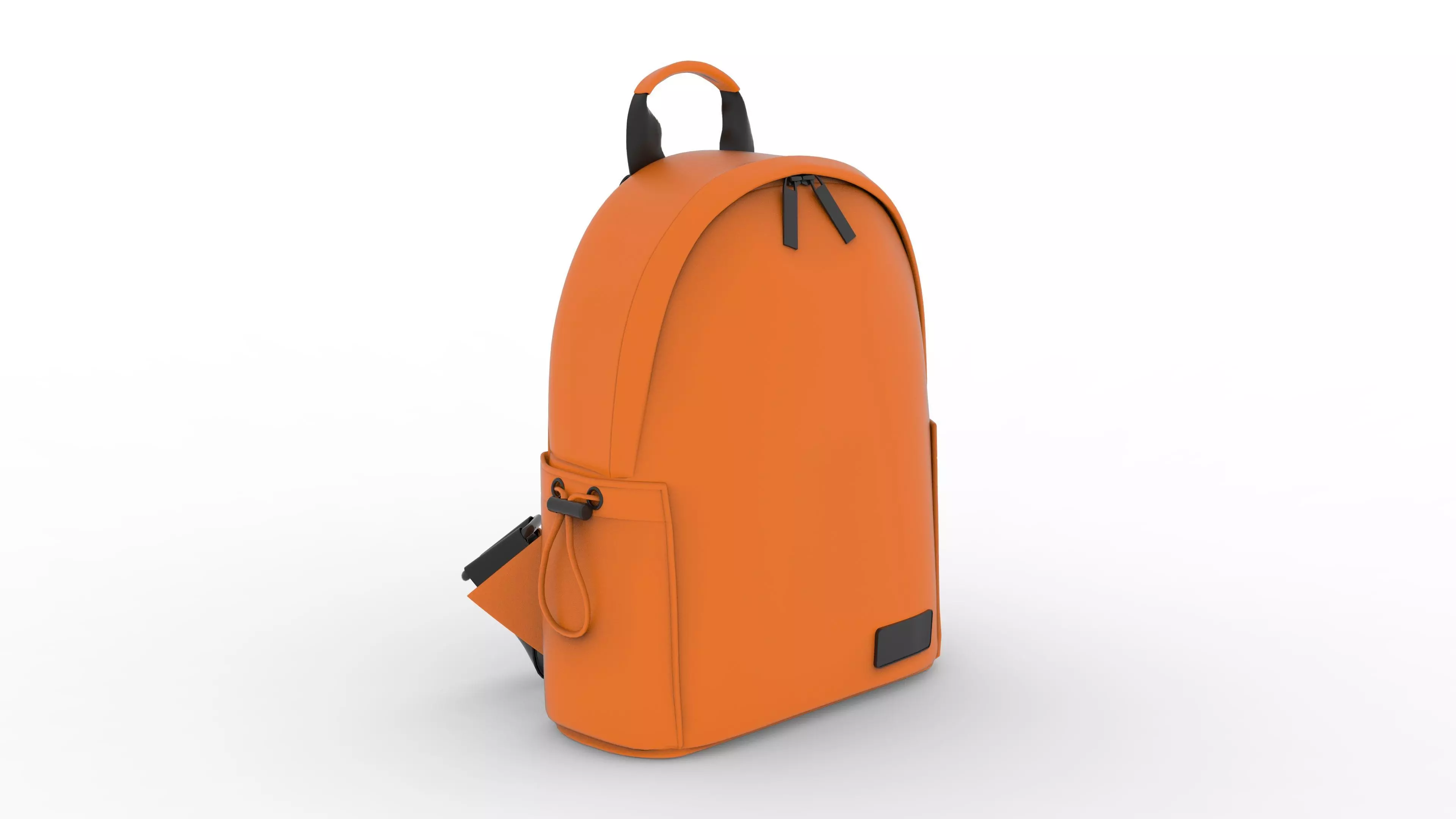 traveling bag Low-poly 3D model