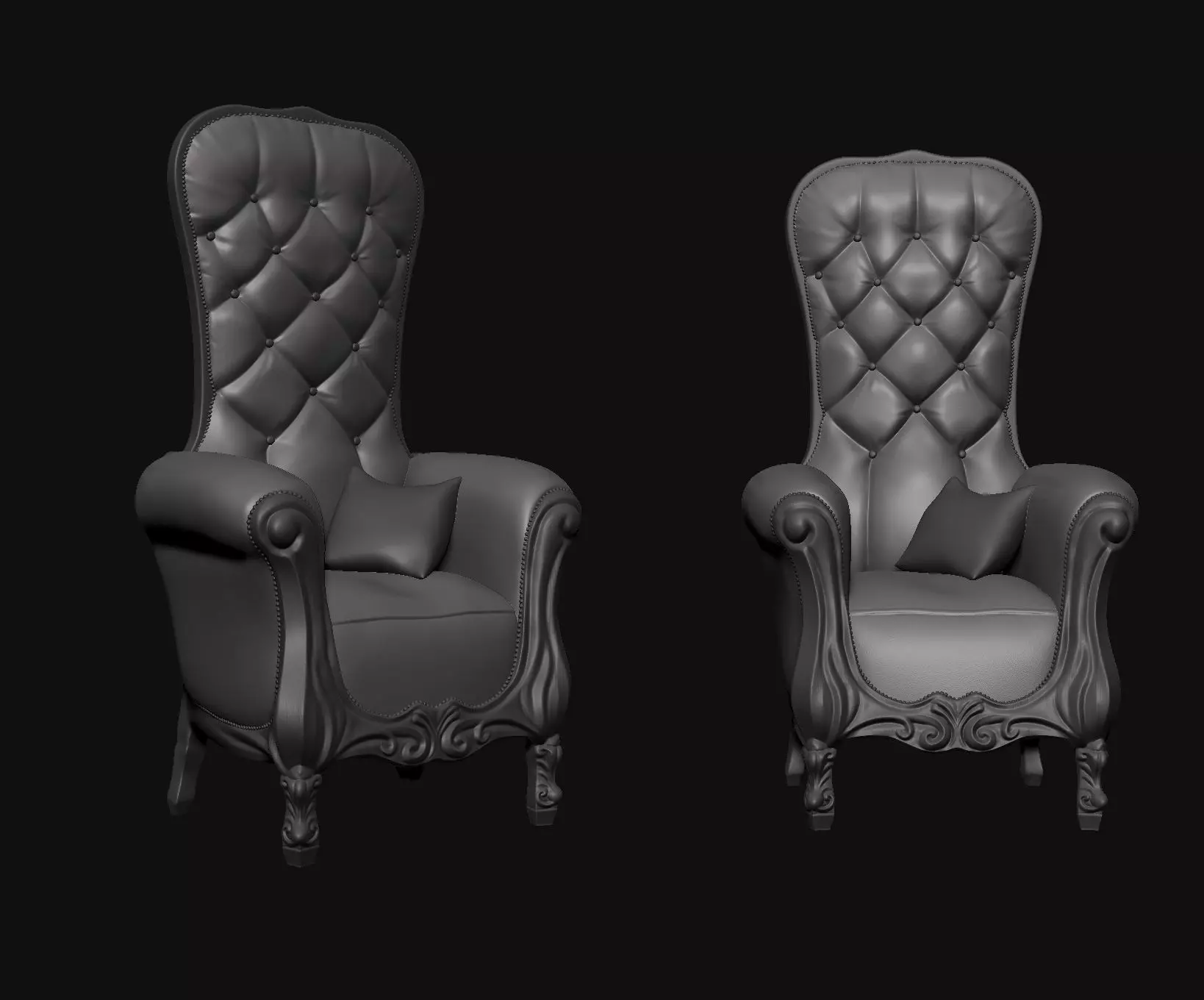 Old Armchair - Diorama Art 3D print model