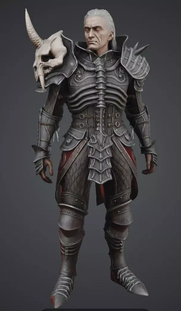 Diablo 2 Necromancer 3D print model