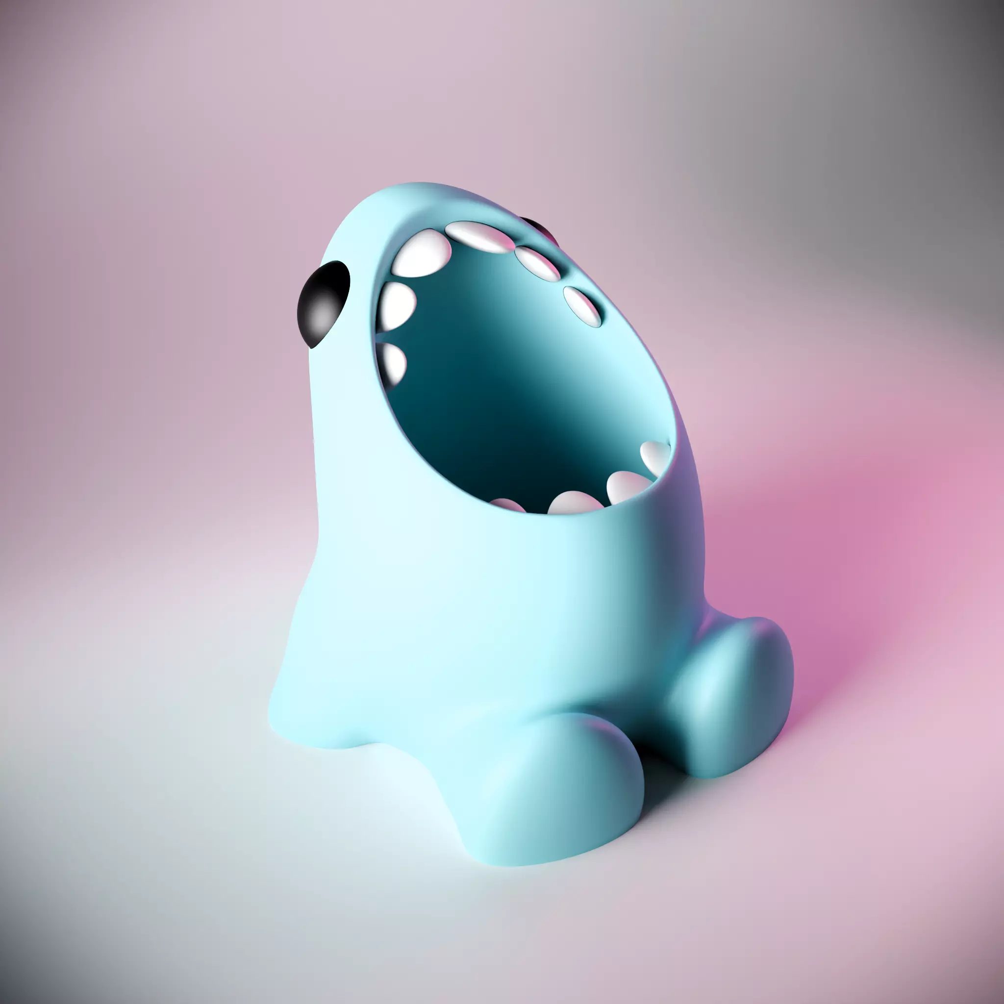 Gulpie-The Hungry Pencil Monster 3D print model