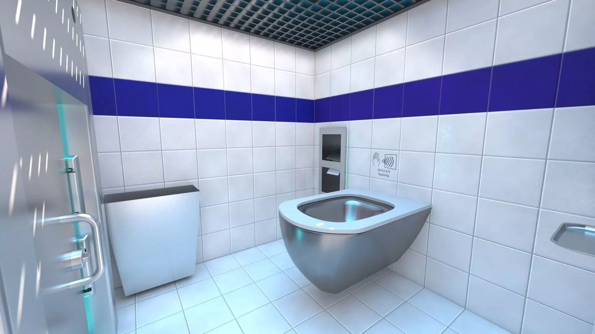 Public Toilet 3D model