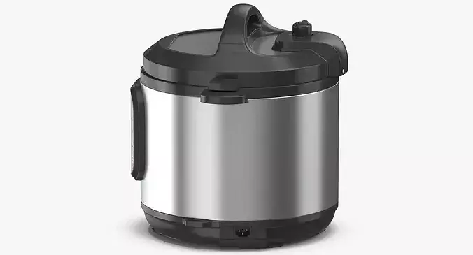 Pressure Cooker 03 On 3D model 7