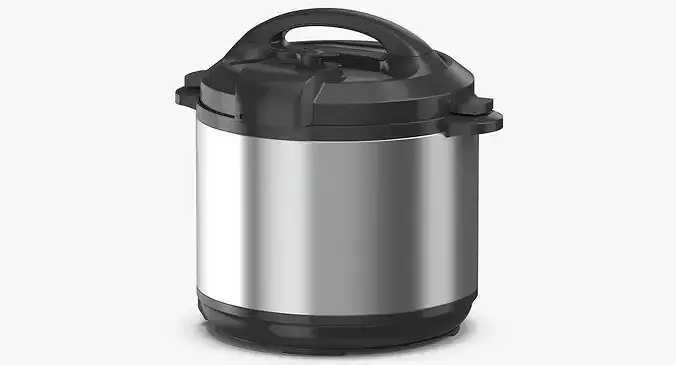 Pressure Cooker 03 Off 3D model 3