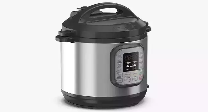 Pressure Cooker 03 Off 3D model 2