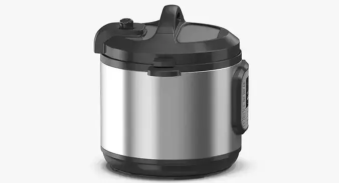 Pressure Cooker 03 Off 3D model 4