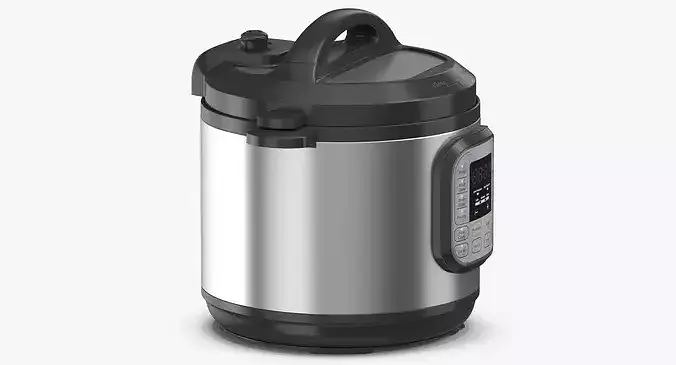 Pressure Cooker 03 Off 3D model 6