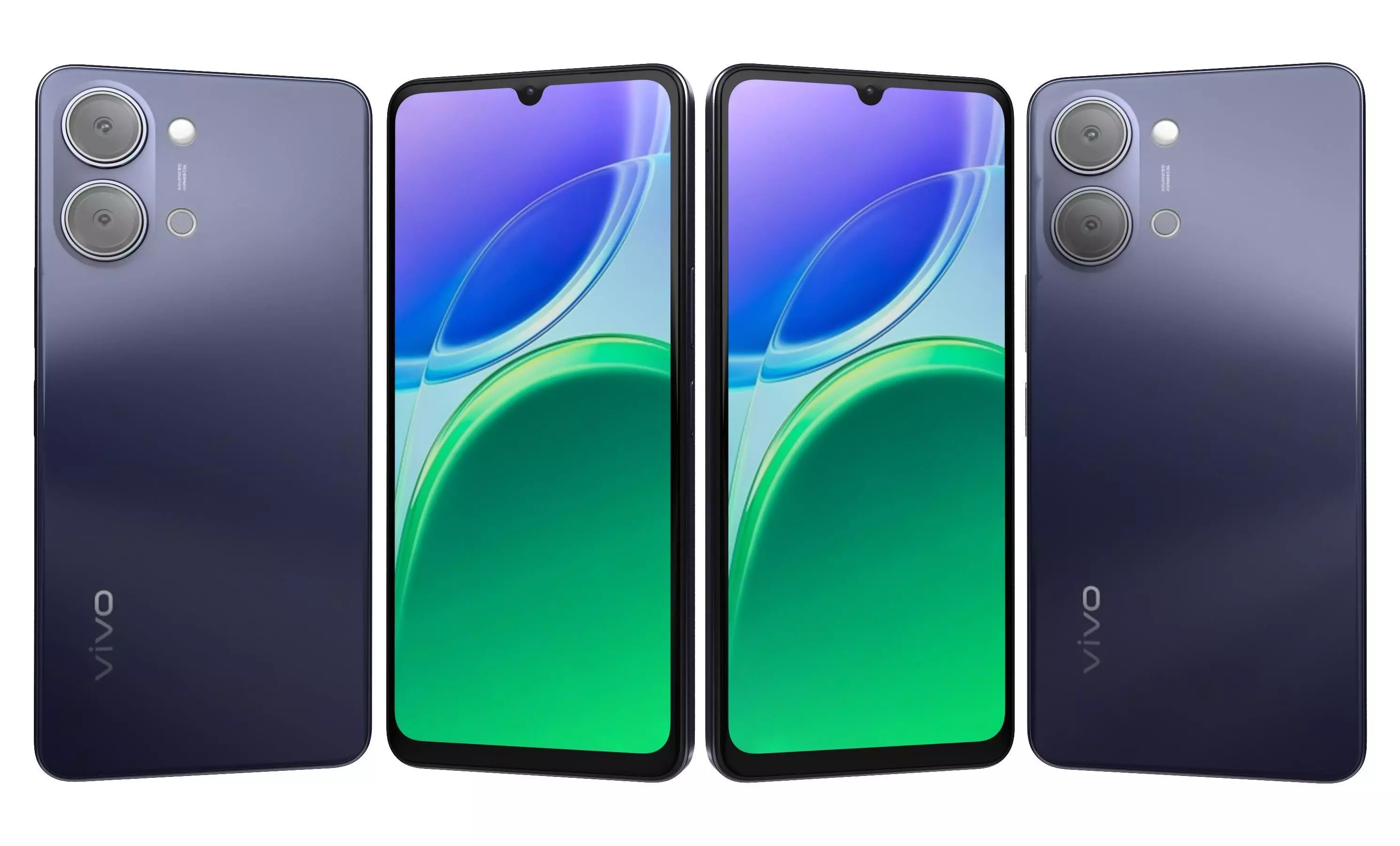 Vivo Y05 Black 3D model