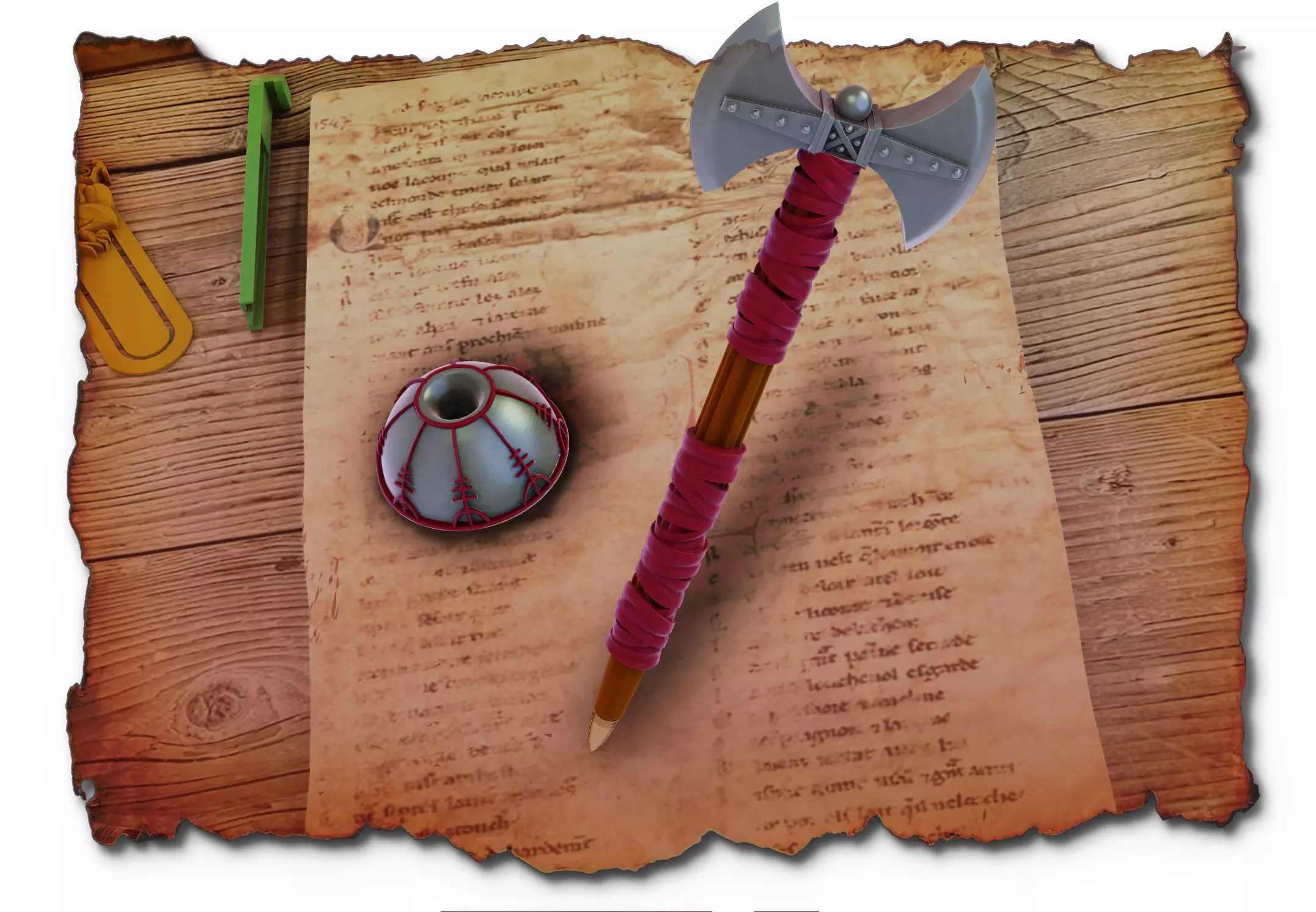 Axe I pen 3D print model