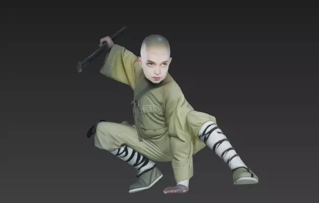 Sports Martial arts Chinese Kung Fu 3 3D model