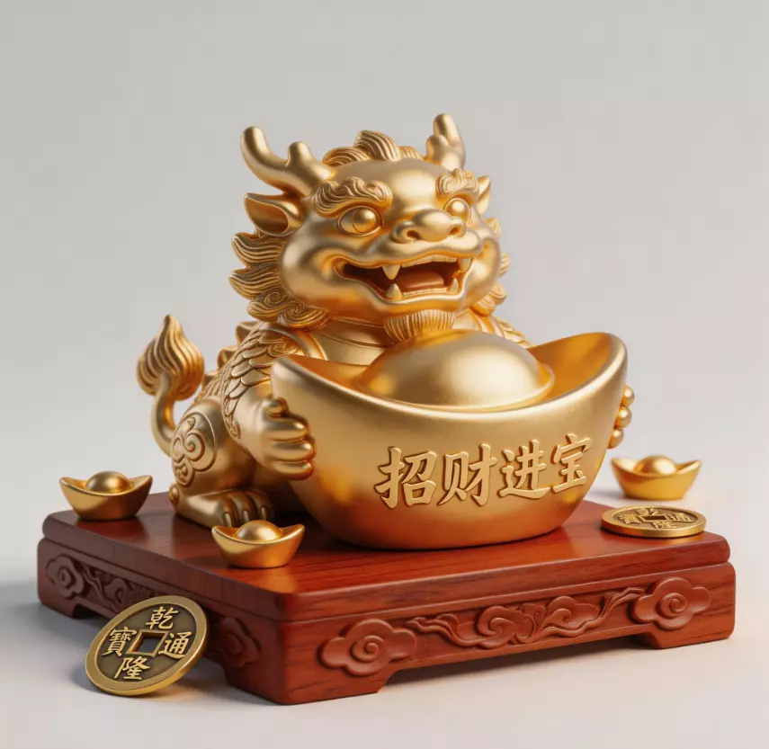 Jade Golden Toad Wealth Devourer Attracting Wealth 3 3D model