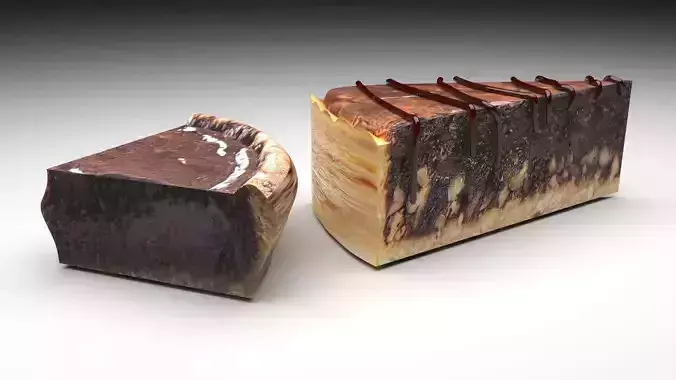 Gooey Brownies 3D model