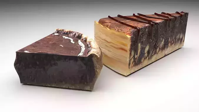 Gooey Brownies 3D model 5