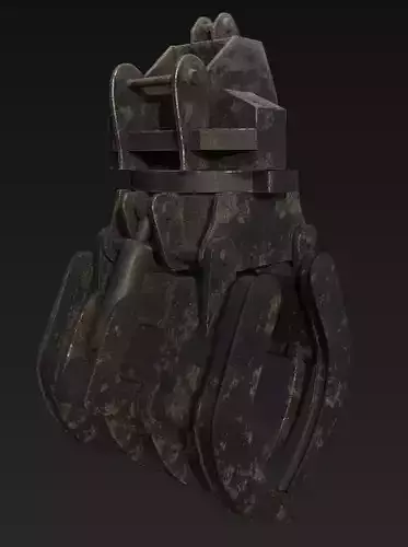 Construction Grapple Claw HighPoly