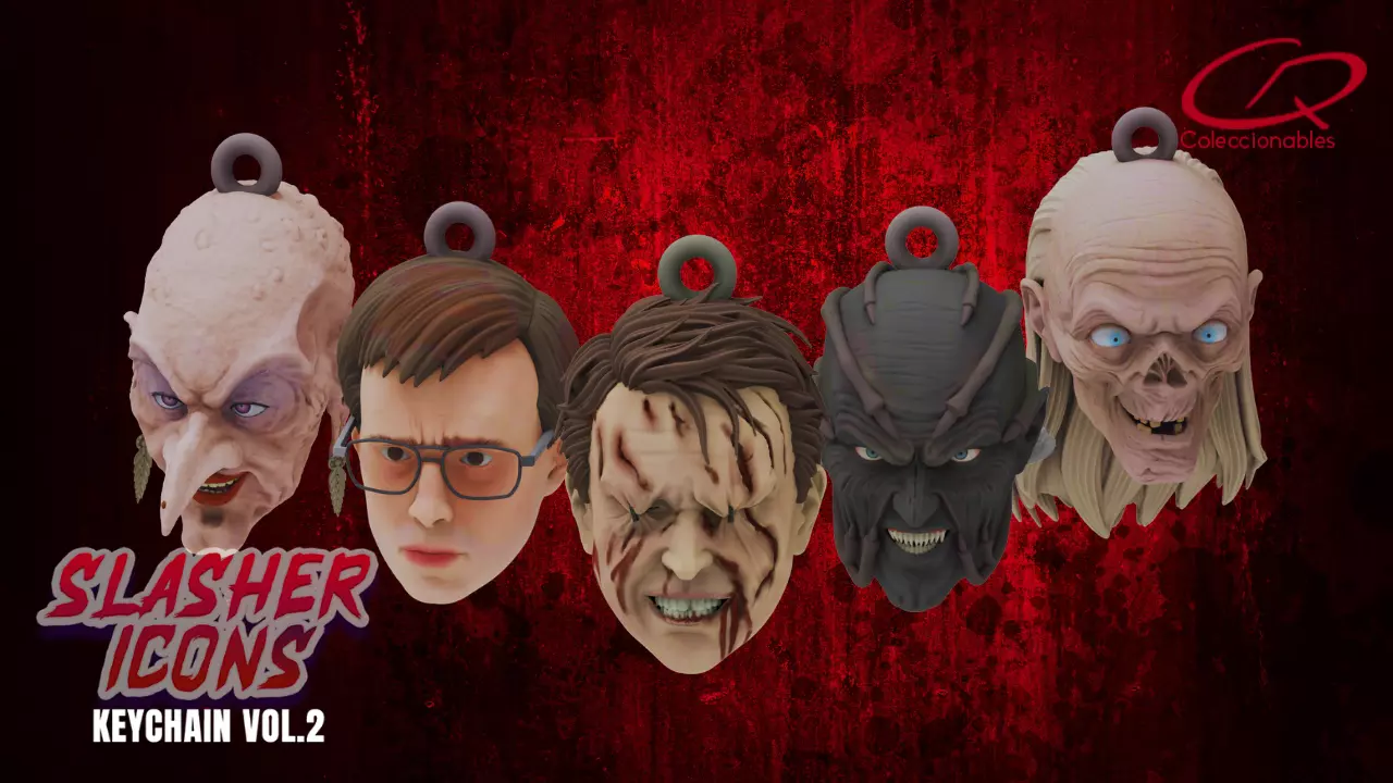 Slasher Icons KeyChains Vol2 3D print model