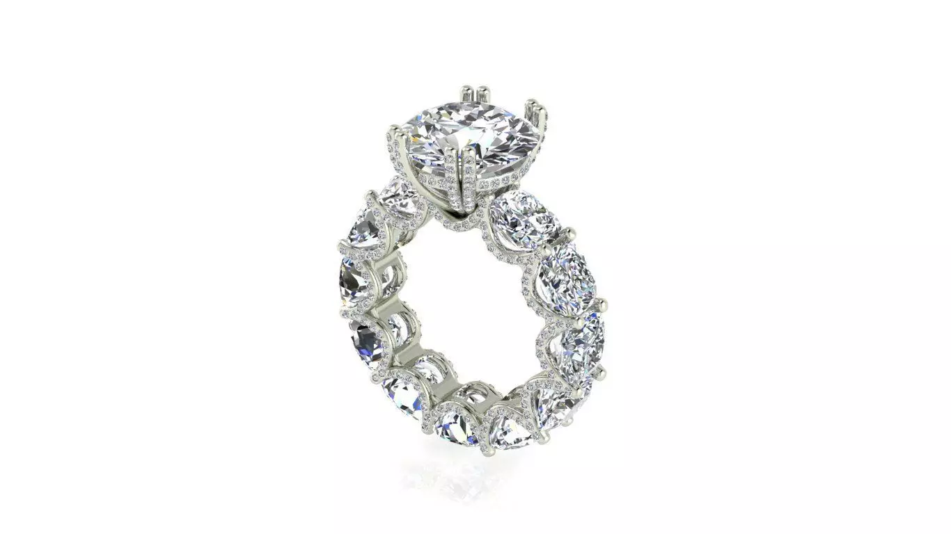 Engagement Ring 3D print model