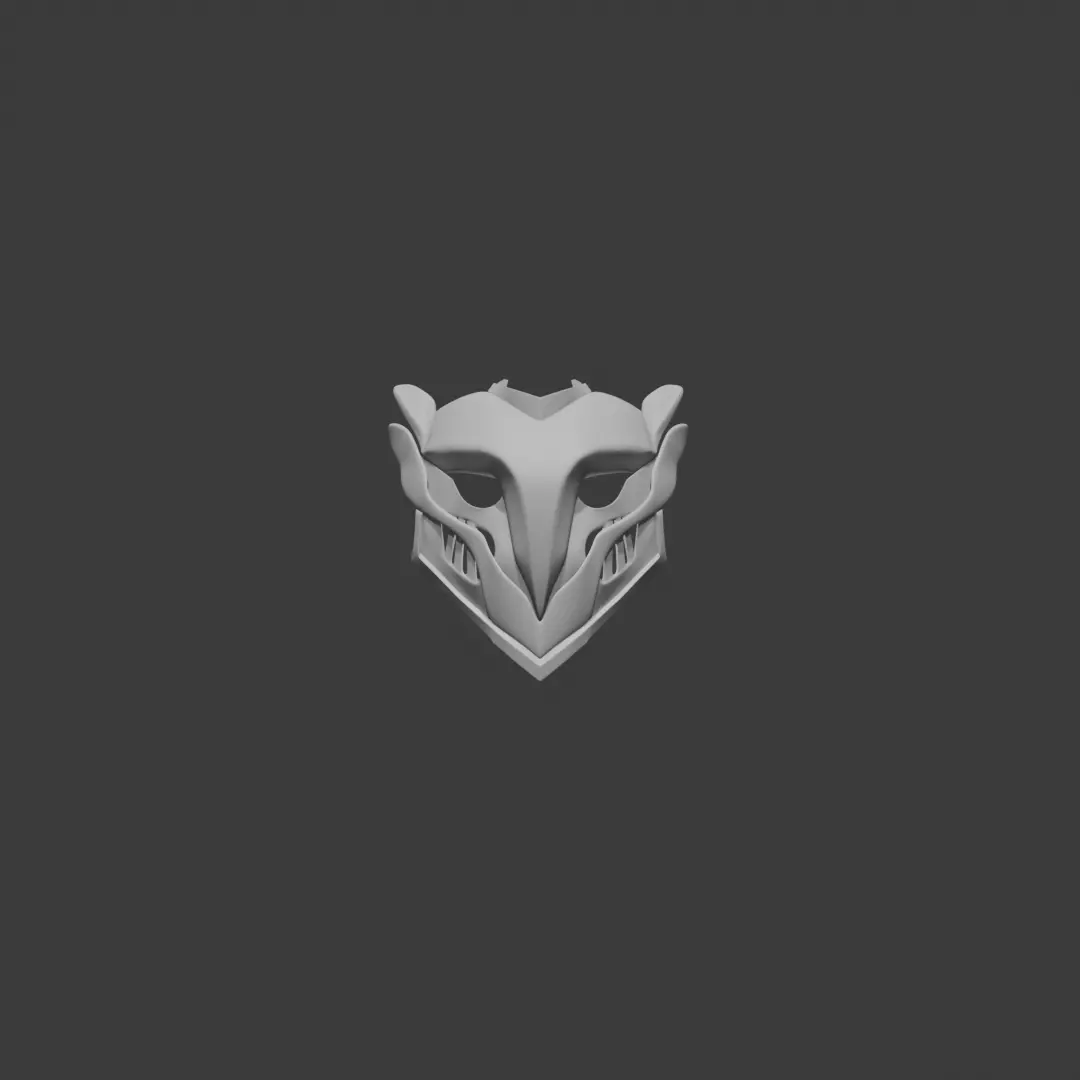 Ekko Mask- Arcane Firelights- High-Poly 3D Print Ready 3D print model