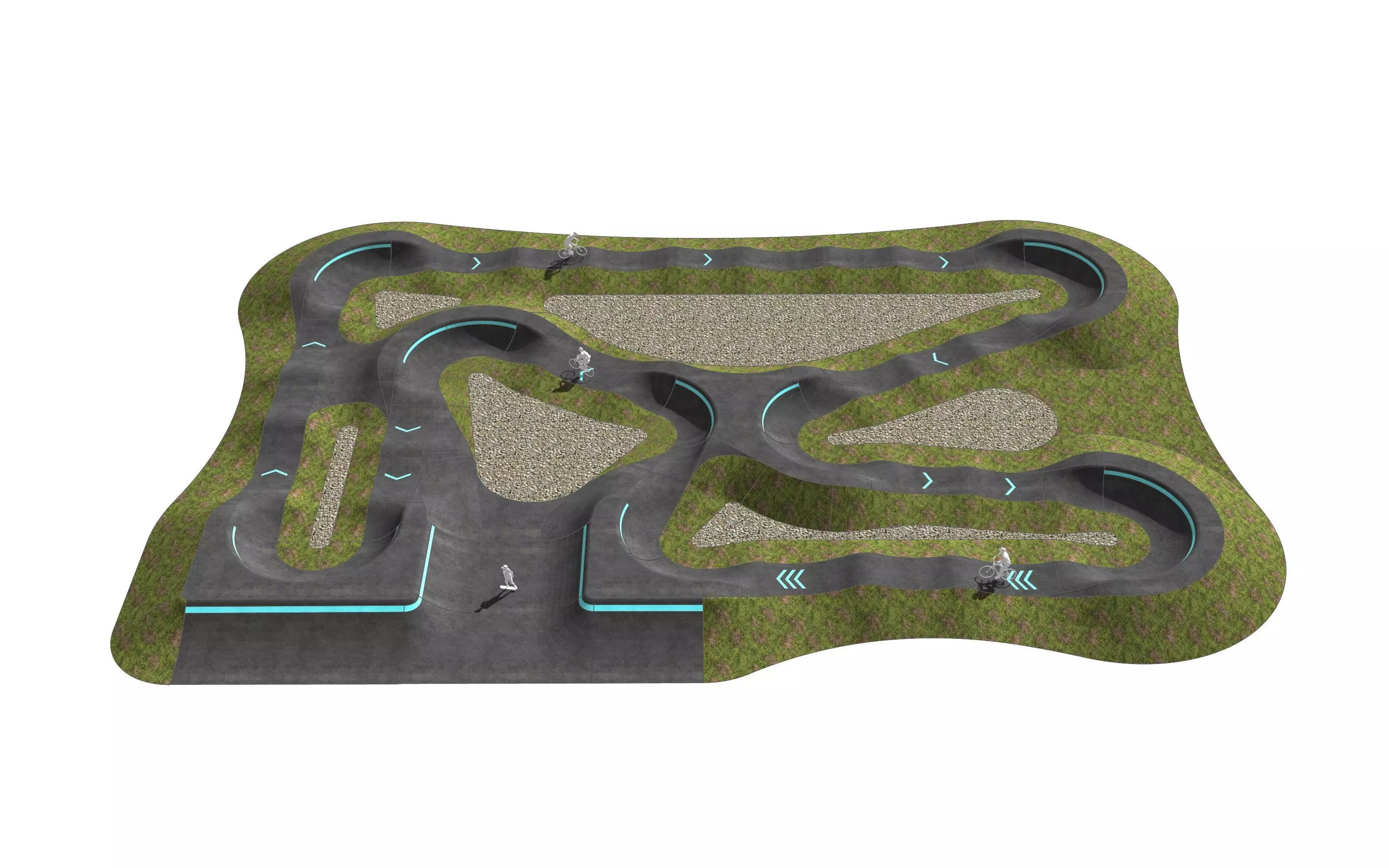 Pump track 07 3D model