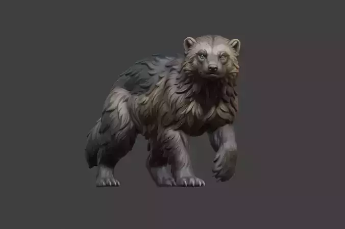Majestic Woodland Bear