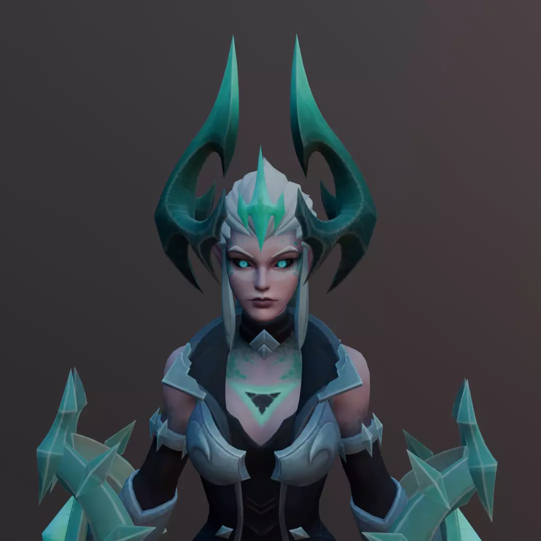 Ruined Shyvana 3D model
