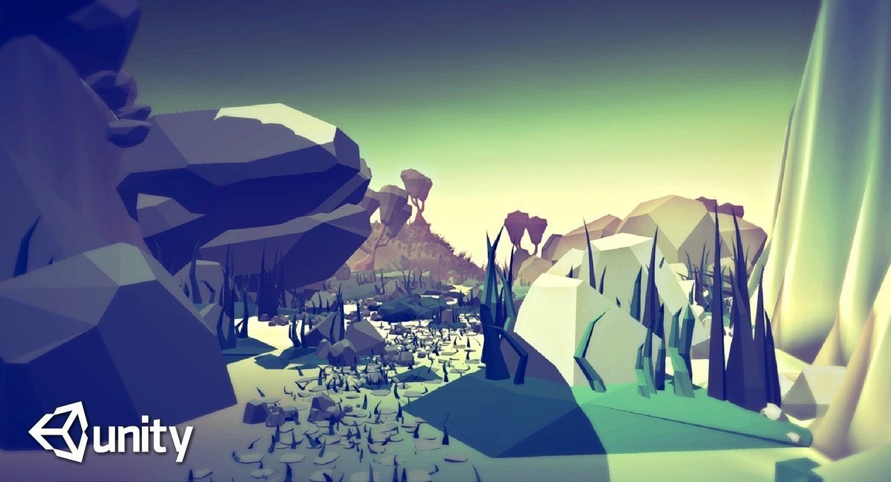 Cartoon Low Poly Forest Pack Low-poly 3D model_8