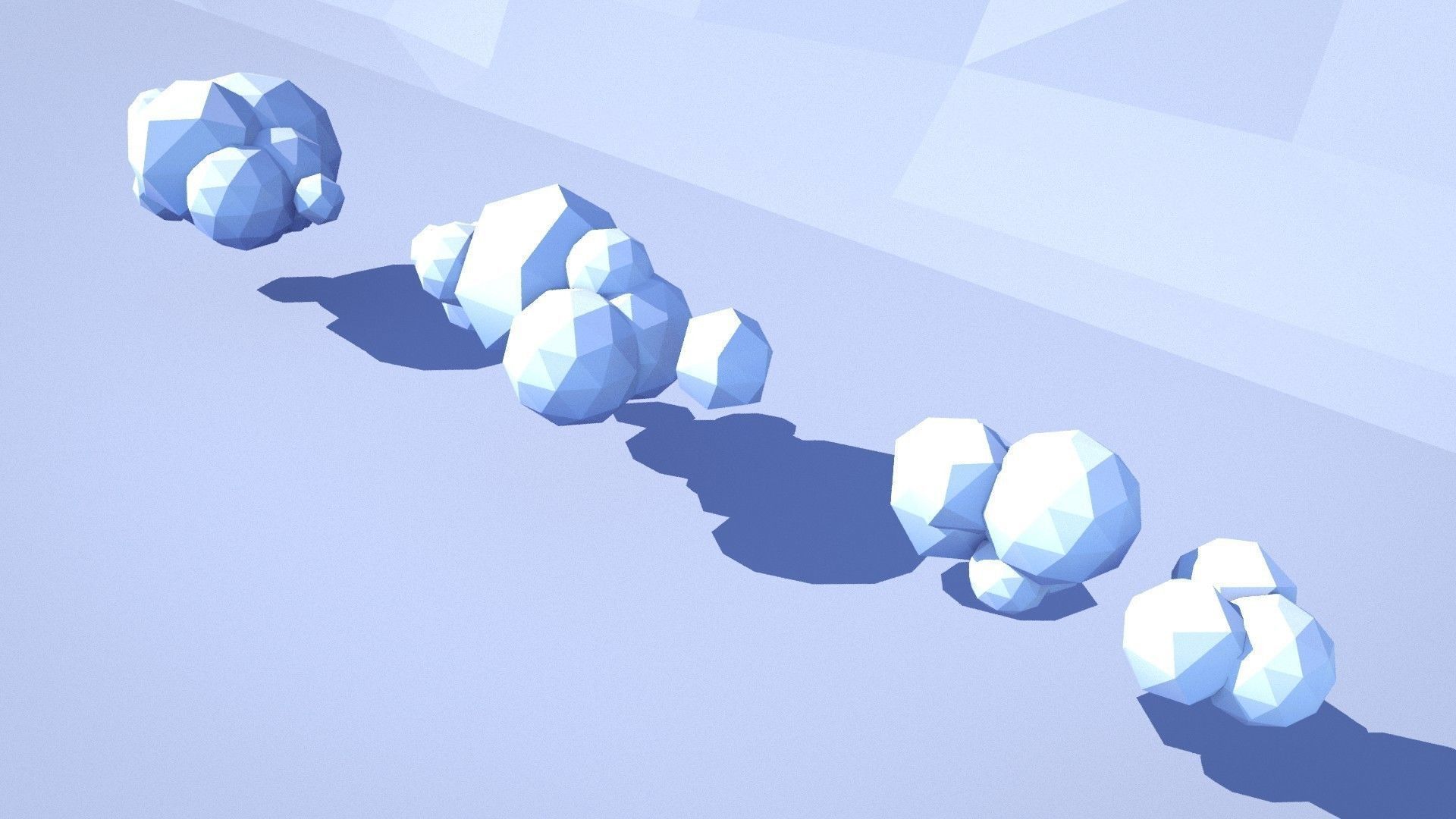 Cartoon Low Poly Forest Pack Low-poly 3D model_23