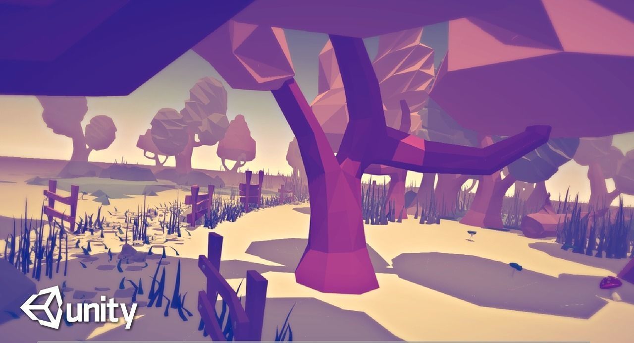 Cartoon Low Poly Forest Pack Low-poly 3D model_4