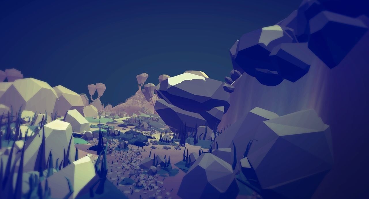 Cartoon Low Poly Forest Pack Low-poly 3D model_5