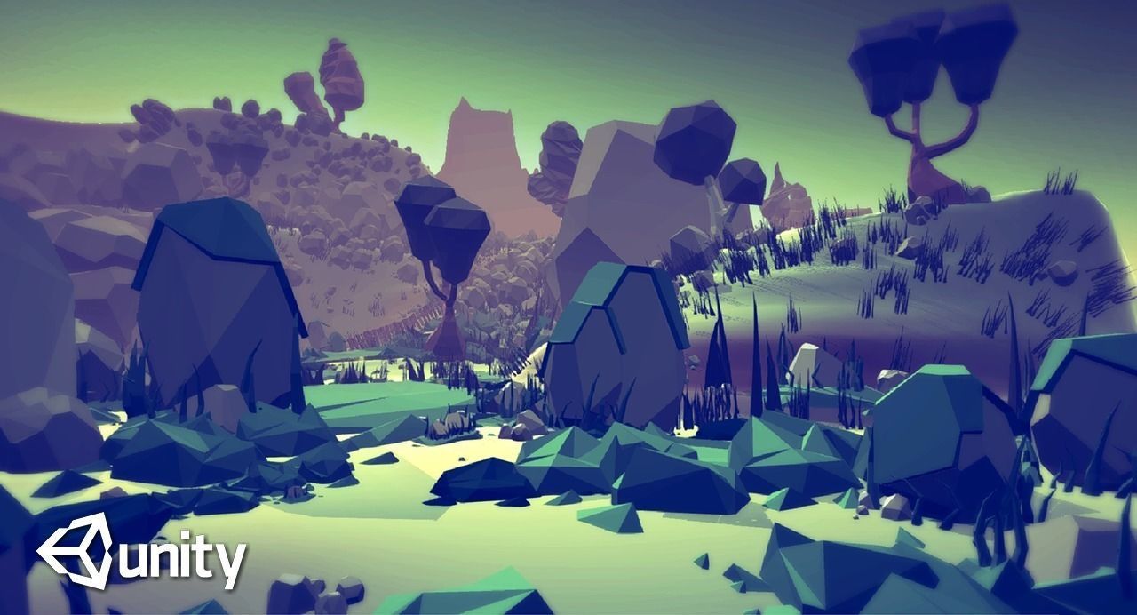 Cartoon Low Poly Forest Pack Low-poly 3D model_9