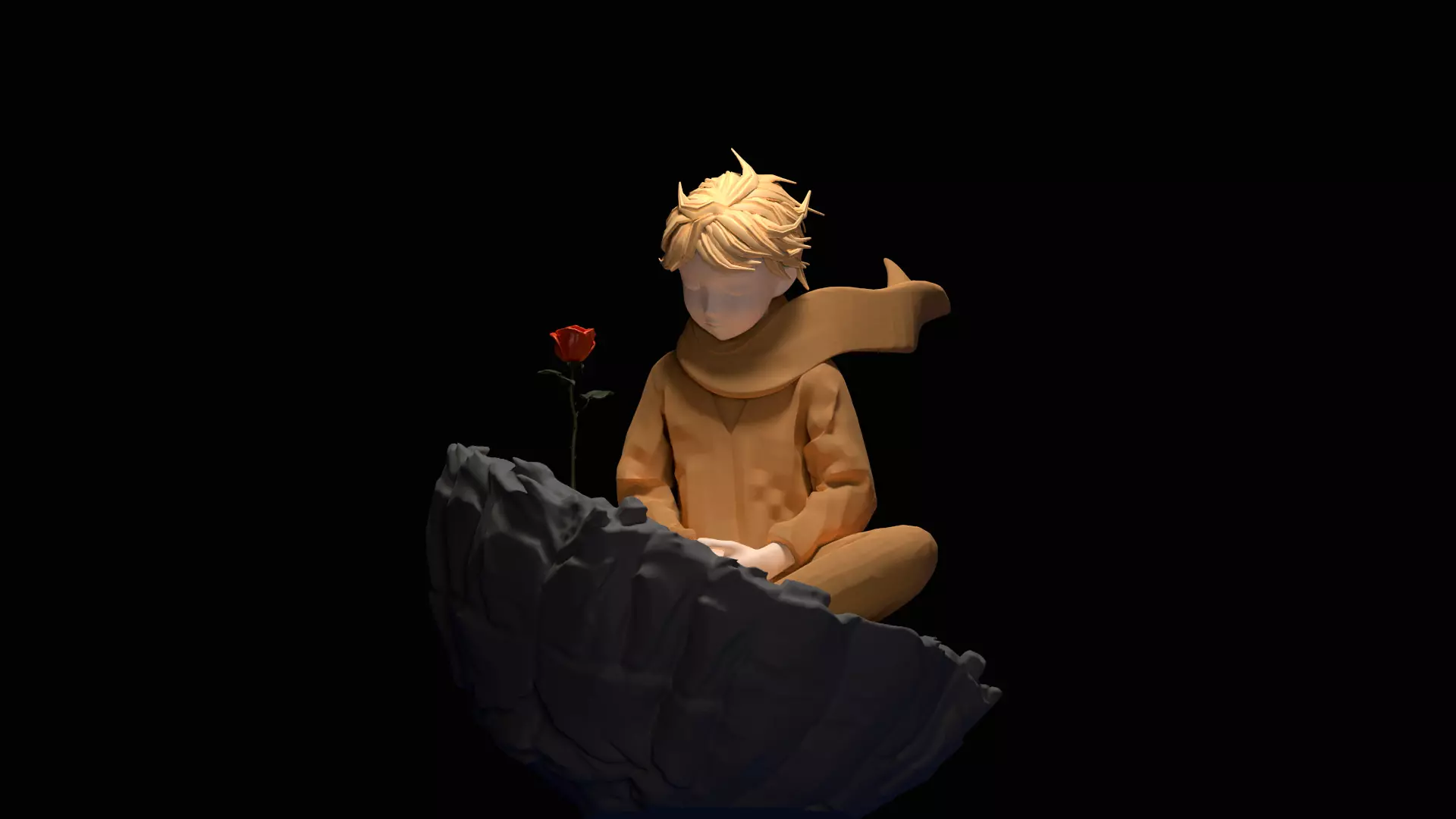 The Little Prince 3D print model