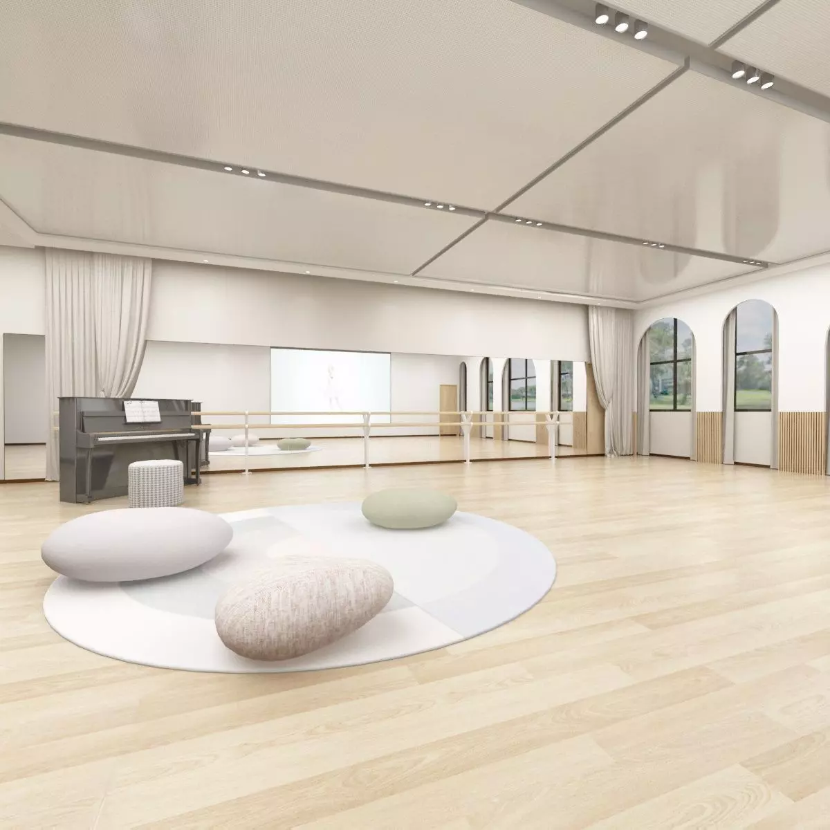 Dance Classroom for Children 3D model