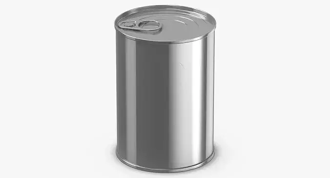 Food Can 03 3D model 5