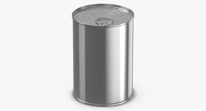 Food Can 03 3D model 4