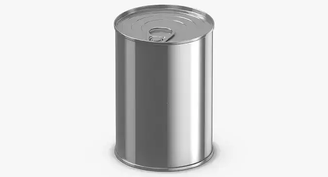 Food Can 03 3D model 6
