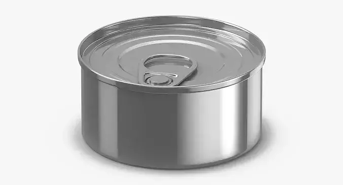 Food Can 05 3D model 6