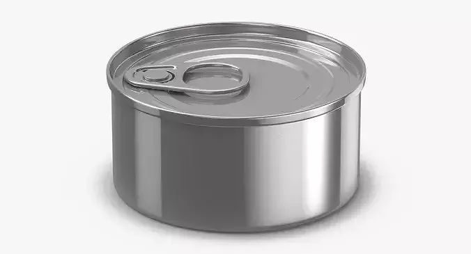Food Can 05 3D model 5