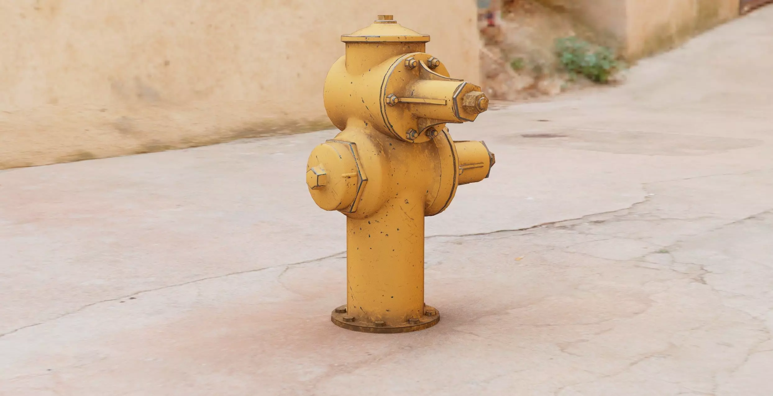 Urban Fire Hydrant or Fireplug 3D model