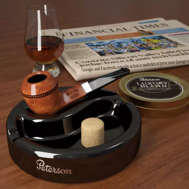 Smoking Pipe Peterson 3D model_0