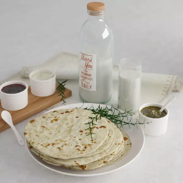 Latte e piadina 3D model_0