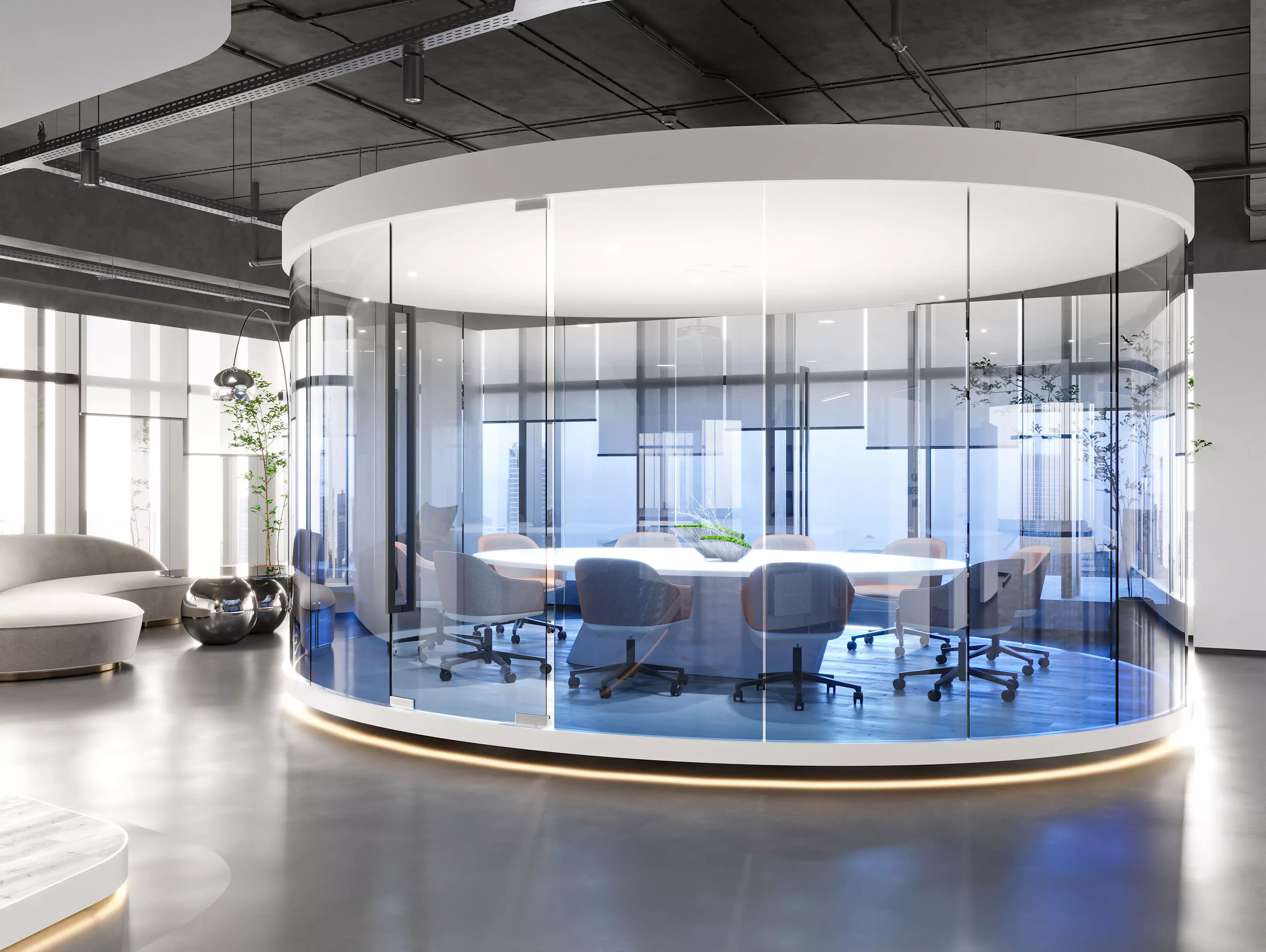 3D model of office meeting room 3D model 3D model