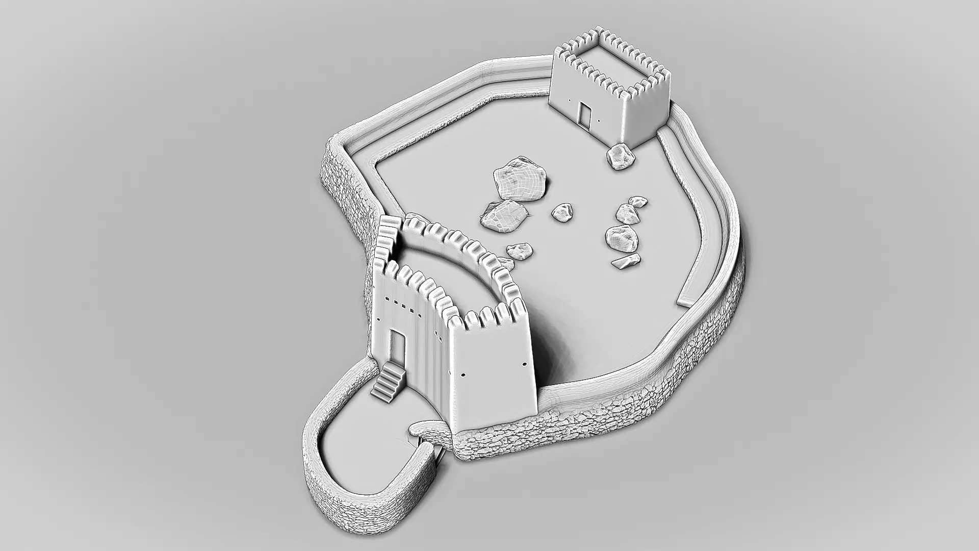 Dhayah Fort RoZ 3D print model