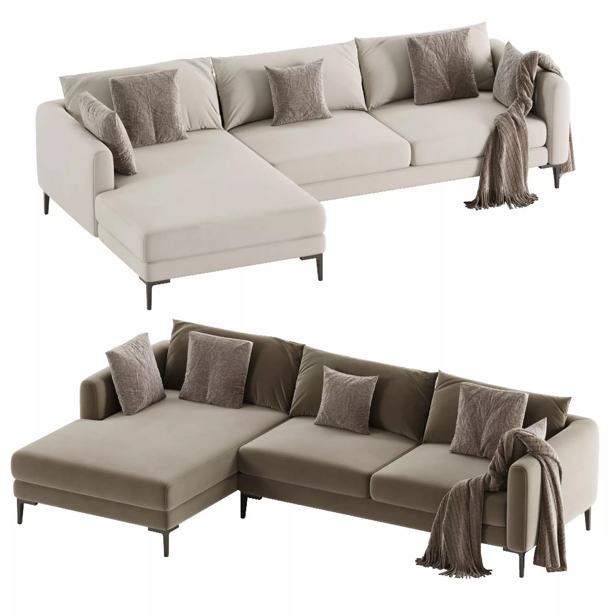 Corner Sofa Milan By Mebelroom 3D model